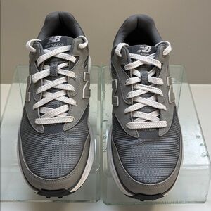 New Balance Heritage Mens Golf Shoes Grey White Size 10